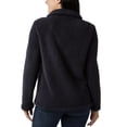 thumbnail image 3 of 32 Degrees Women's Cozy Fleece Button Front Jacket - Navy - XL, 3 of 4