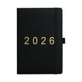 thumbnail image 2 of 2026 1 Day 1 Page Daily Planner, To Do List Planner, Your Gift Calendar, Daily Planner One Page Per Day Hardcover Monthly Agenda Notebook Leather Cover, Black, 2 of 9