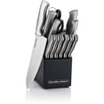 thumbnail image 1 of Hamilton Beach 14 Piece Stainless Steel Knife Block Set, 1 of 8