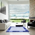 thumbnail image 6 of Ahgly Company Indoor Square Patterned Heavenly Blue Area Rugs, 6' Square, 6 of 6