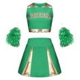 thumbnail image 1 of Icvfdpl Toddler Girl Outfits Set Cheerleading Sequins Sports Day Cheerleading Rodeo Dress Cute Outwear, 1 of 6