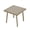 Brown, variant on Aluminum Outdoor Side Table Waterproof and Rustproof Square End Table for Patio