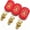 #A-3pcs good luck turtle charm, variant on Lucky Turtle Wallet Charm, Golden Turtle with Coin, Handmade Golden Feng Shui Amulet, Chinese Lucky Charm 2026 Edition