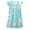 AB26 Light Blue, variant on Bainana Girls Easter Dress Child Cartoon Print Ruffled Sleeve Crew Neck Dresses Cute Breathable Little Girls Festival Summer Dress Light Blue Size 3-4 Years