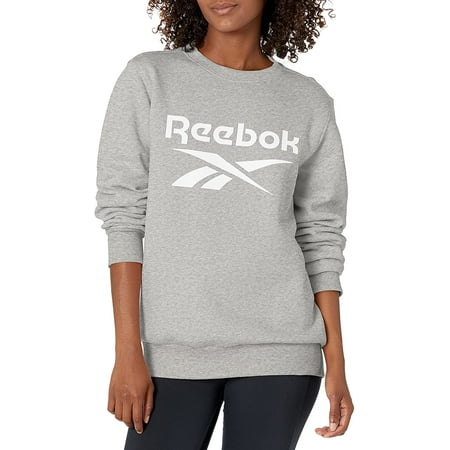 Reebok Apparel Women's Ri Bl Fleece Crew Reebok Training App Women Grey , Xstp Reg US