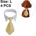 thumbnail image 2 of Adjustable Pets Dog Cat Neck Ties Pet Necktie，Tuxedo Costumes Grooming Accessories - shape3, 2 of 5