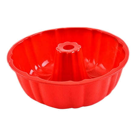 

Ksruee Bunte Cake Pan | Silicone Fluted Cake Molds | Nonstick and Quick Release Baking Pans Bakeware for Cake Jello Bread and More Baked Goods