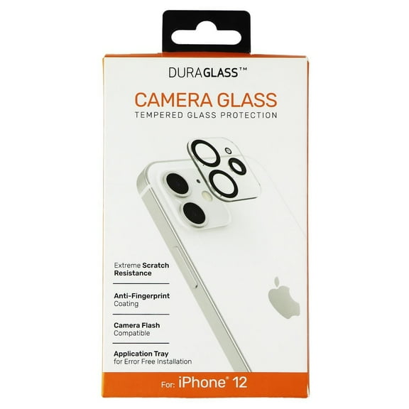 DuraGlass Tempered Glass Camera Protector for Apple iPhone 12 ONLY