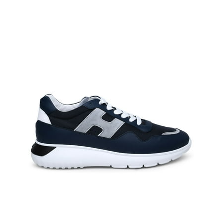 

Hogan Uomo Interactive 3 Blue Leather Blend Sneakers