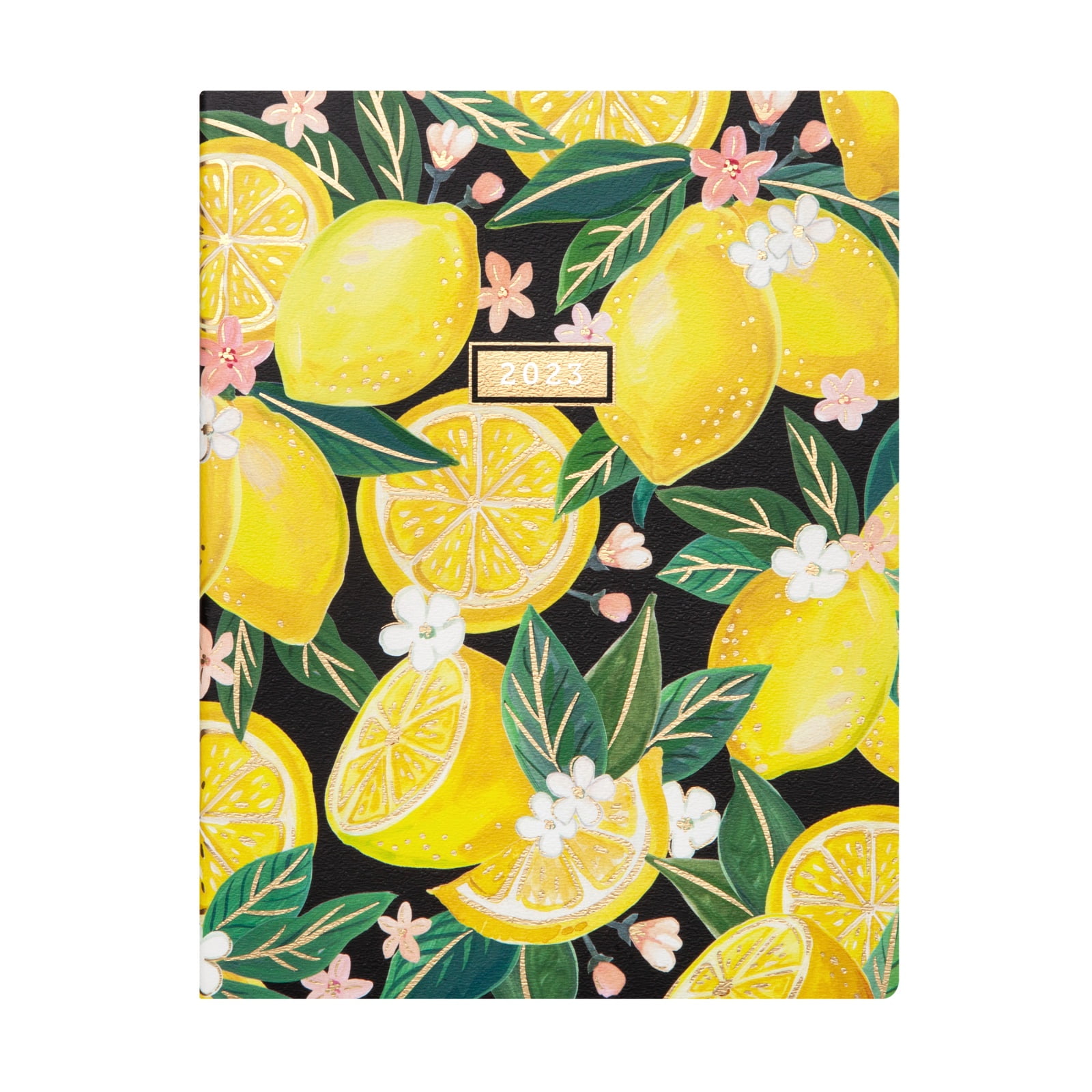 2023 Year Monthly Planner, 6.75"x8.75", Lemons by Mintgreen