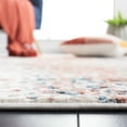thumbnail image 4 of SAFAVIEH Invista Goran Abstract Area Rug, Navy/Rust, 6'7" x 6'7" Round, 4 of 8