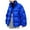 Blue, variant on Winter Coats for Women Fall And Winter Long Sleeved Warm Cotton Jacket Bread on Clearance Jackets for Women Parka