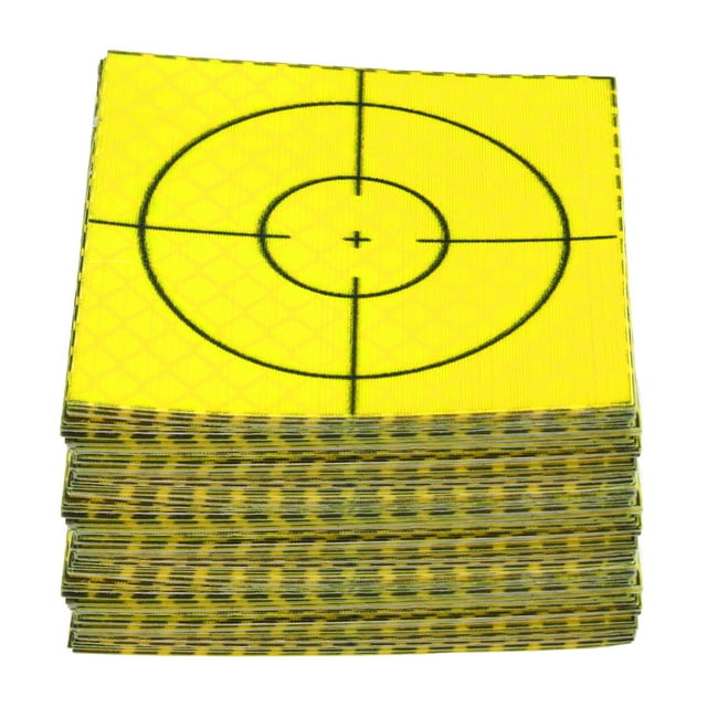Uxcell 80 Pcs Feuille Réfléchissante pour Enquête 60x60mm Cible Auto-Adhésive Verte