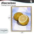 thumbnail image 4 of Stupell Industries Contemporary Glimmer Lemon on Blue Gold Floating Frame Canvas Art, 17 x 21, by LISH Creative, 4 of 8