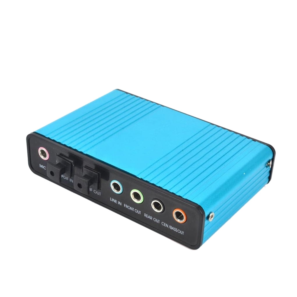 Dalx USB 6 Channel 5.1 / 7.1 Surround External Sound Card PC Laptop Desktop Tablet Audio Optical