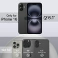 thumbnail image 2 of JETech Magnetic Silicone Case for iPhone 16 6.1-Inch, Compatible with MagSafe,&nbsp;Silky Soft Touch, Shock Absorbing Phone Cover with&nbsp;Camera Lens Full Protection (Black), 2 of 7