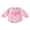 Pink, variant on Miaouyo Infant Baby Girls Fall Sweatshirts Rompers 0 3 6 12 18 Months Letter Bowknot Embroidered Round Neck Long Sleeve Fall Jumpsuits