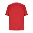 thumbnail image 4 of Neewe Womens Plus Size Pleated Tops Short Sleeve Summer Tunic Casual Loose Fit Crewneck Shirts Blouse 2026, 4 of 6