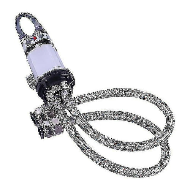 Compatible with Chrome Caravan Motorhome Camper Shower Mixer Tap Outlet 1/2" with 1500mm Push-In Connection