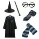 thumbnail image 1 of Harry Potter 6pc Set Magic Wizard Cosplay Fancy Dress Cape Cloak Costume, 1 of 5