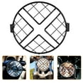 thumbnail image 1 of Nestingho Guardafaro En Rejilla Negro Para Motocicleta Con Instalación Fácil Y Protección Contra Daños, 1 of 7