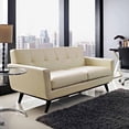 thumbnail image 2 of Modway Engage Bonded Leather Loveseat, Multiple Colors, 2 of 5
