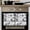 Black White, variant on Tiger Leopard 1 Pack Kitchen Towel, Water Absorbent Dish Towel, Green Country Retro Forest Trees Animals Decorative Hand Towels - Quick Drying Cloth for Cooking Baking, 18x28 Inch