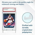 thumbnail image 4 of WWS-30 pack Supports de Cartes Classés PSA, 3.4 Pouces Supports de Chevalets en Acrylique Transparent pour Affichage de Pièces, Support Multifonctionnel Transparent, 4 of 4