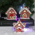 thumbnail image 4 of Casas de pueblo con escenas navideñas, edificios navideños con luces LED, casa pequeña que brilla intensamente navideña Zhivalor OTTO-CPB-SSW110-4, 4 of 5