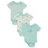 Bon Bebe Baby Unisex 3-Pack Bodysuits (Newborn)