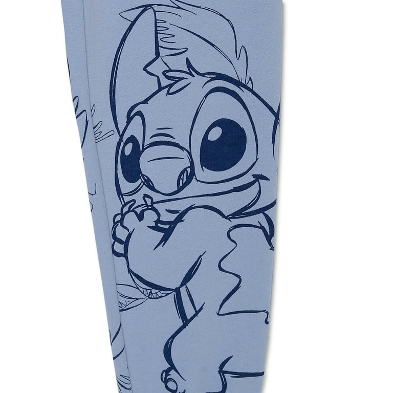 【map.】STITCH DRAW PANTS Disney Juniors Stitch Graphic Jogger Pants, 28.5