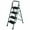Green, variant on AMZFUN 4 Step Telescopic Herringbone Ladder Ladder, Multi Position Non Slip, Storable Folding Ladder, Stairs Home Indoor Outdoor Roofing, 330 lbs Safe Load Capacity, Black