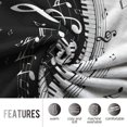 thumbnail image 4 of Music Blanket Gifts for Women Girls Men, Abstract Piano Music Note Decoration for Home Bedroom Living Room Chair Sofa, Soft Comfortable Lightweight Throw Blankets Black 50"x60", 4 of 6