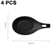 thumbnail image 2 of El resto de la cuchara para el contador de la cocina, paquete de 4 BPA libera y tenedor de la cuchara del silicón de la categoría alimenticia, 2 of 5