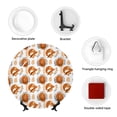 thumbnail image 4 of Bingfone Cute Squirrel Print Bone China Dinner Decorative Plates,Handmade Ceramic Dinner Plate with Stand for Home Club-8in, 4 of 6