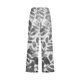 thumbnail image 4 of Pantalones Casuales de Mujer de Impresión Floral Cintura Elástica Suelta, Pantalones de Pierna Ancha Recta con Bolsillos, 4 of 5