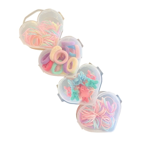 Macaron Hair Ties For Girls And Children 320 Count Disposable Colorful Rubber Bands Baby Hair Accessories 320PCS
