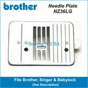 Brother Needle Plate NZ36LG Fits Brother, Singer, Babylock & More See Description