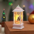 thumbnail image 3 of Adornos navideños Lámpara de viento navideña Lámpara de candelabro Luz de noche Lámpara de viento de llama Decoración de Papá Noel Regalos de Navidad, 3 of 6