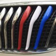 thumbnail image 2 of facefd 3pcs Replacement for Buick Excelle 15-17 Regal 14-16 Tricolor Stripe Car Decoration ABS Clips Front Grille Trim Sticker, 2 of 5