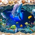 thumbnail image 3 of 3D Acuario Paisaje Póster Pecera Vivarium Fondo  S Yuyangstore Imagen del fondo del tanque de pescados, 3 of 8