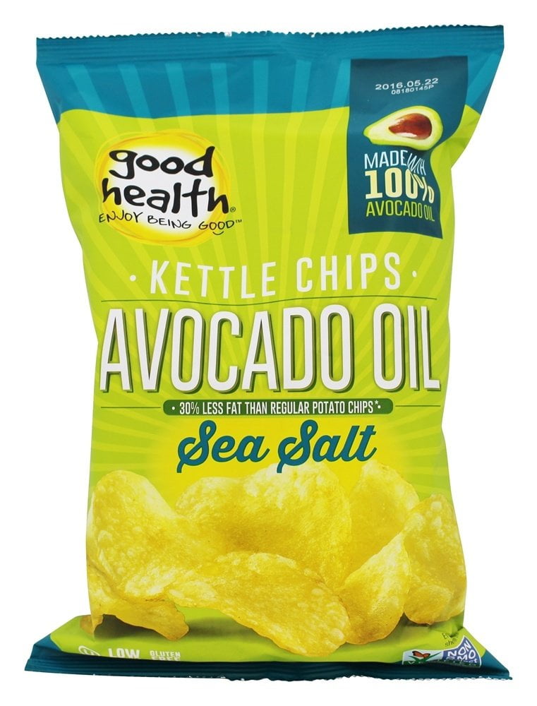 Good Health Natural Foods Avocado Oil Kettle Chips Sea Salt 5 oz