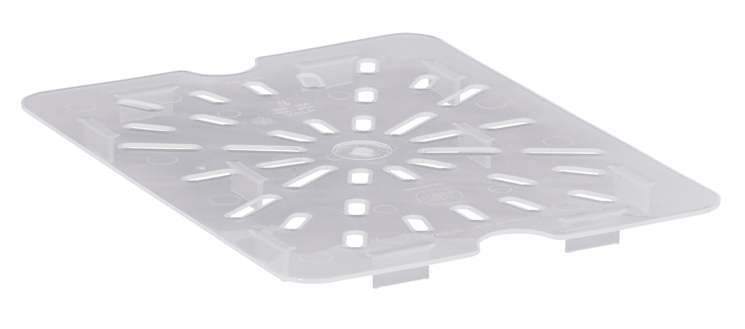 Cambro Food Pan Drain Shelf 1/2 Polypropylene Translucent