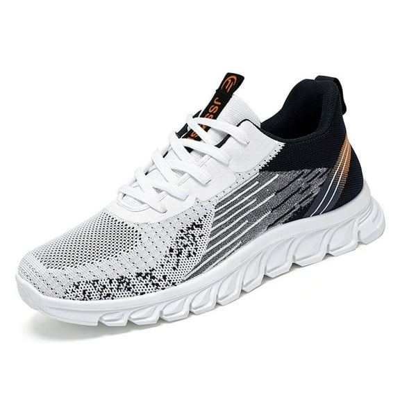 CHENge Mens Sneakers Size 6 Classic Lightweight Wide Width Flats House Shoes for Men Indoor Gym Athletic Tennis Sneakers Breathable Mesh Shoes