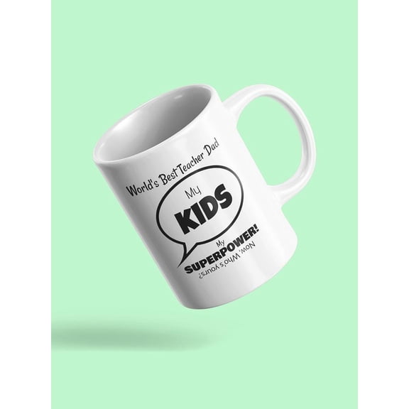 World's Best Teacher Dad Mug Unisex's -Image by Shutterstock
