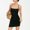 Black, variant on XWSHYW Holiday Party Dresses for Women Plus Size Solid Color Crew Neck Holiday Party Dresses Sexy Sleeveless Slim Fit Beach Mid-Length Dress