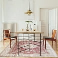 thumbnail image 5 of ReaLife Rugs Machine Washable Printed Persian Distressed Medallion Clay Eco-friendly Recycled Fiber Area Runner Rug (5' x 7'), 5 of 10