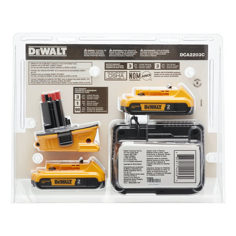 20V MAX* Battery Adapter Kit for 18V Tools