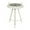 White Solid Compass Round 19" x 19" x 27", variant on DecMode Black Coastal Metal Compass Inspired Accent Table, 19"W x 24"H