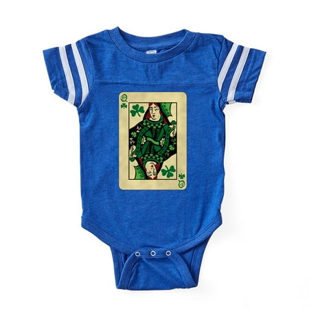 

CafePress - Queen Of Shamrocks - Cute Infant Baby Football Bodysuit